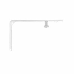 [52484] 2 SUP MURAUX 60MM RAIL EXPRESS BLANC BLANC 95x115x20mm