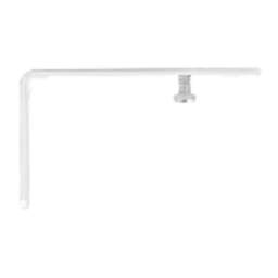 [52486] 2 SUP.EQUERRE 115MM BLANC RAIL EXPRESS BLANC 95x215x20mm