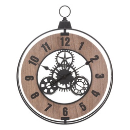 [113228] HORLOGE MECA MET/MDF 57X70