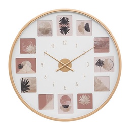 [113231] HORLOGE MET PELE MELE D76,5