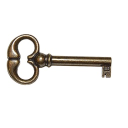 [327424] CLE ZAMAC FINITION BRONZE 70X40MM