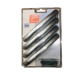 [327454] 4 POIGNEES ZAMAC CHROME MAT