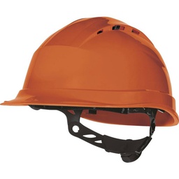 [360328] CASQUE DE CHANTIER VENTILE A SERRAGE ROTOR QUARTZUP4 ORANGE