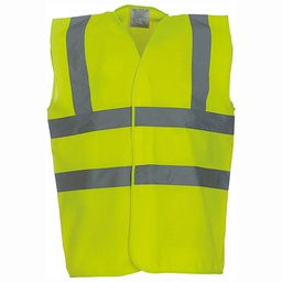 [360693] GILET DE SECURITE FLUORESCENT JAUNE - 120G - TAILLE XL