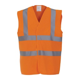[360694] GILET DE SECURITE FLUORESCENT ORANGE - 120G
