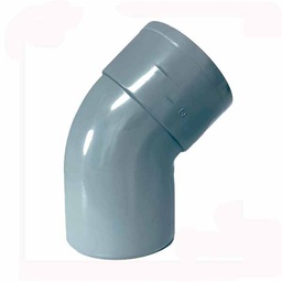 [360712] COUDE PVC EVACUATION 45 MF D100 CHINE