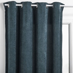 [152890] RIDEAU COTELE BLEU 140X260