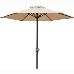 [442218] PARASOL 3M - D38MM - 6 BALEINES EN ACIER - TOILE 180G EN POLYESTER NO36 - Kaki