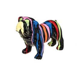 [152980] CHIEN RESINE TRASH 25X13X19 NR