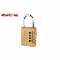 [361036] CADENAS LAITON A CODE 4 CHIFFRES 40MM