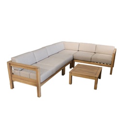 [442364] Flynn modular set salon avec coussin et double arm droit et gauche + table cafe 670x670mm