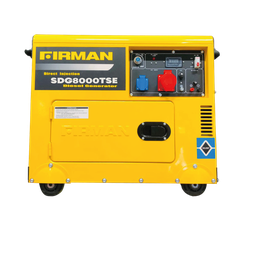 [362098] GROUPE ELECTROGENE 9,2KVA DIESEL 380V SILENCIEUX AVEC INVERSEUR AUTOMATIQUE - DEMARRAGE ELECTRIQUE