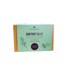 [156357] COFFRET DIY BOUGIE PARFUMEE CIRE VEGETALE