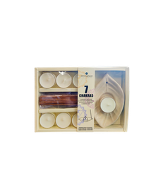 [156379] COFFRET BOUGIE CP X4 CHAKRA ENCENS