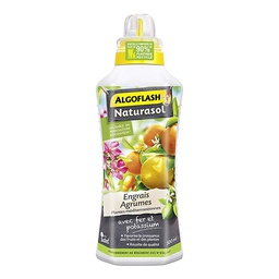 [40734] Engrais Liquide Agrumes et Plantes Méditerranéennes - Algoflash Naturasol - 500ML (12/crtn)