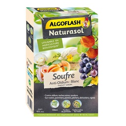 [40748] Soufre anti oïdium blanc 350G - Algoflash Naturasol (12/crtn)