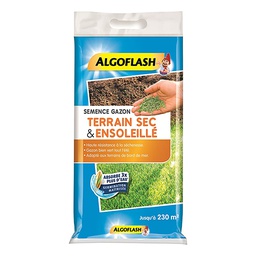 [40744] Semence Gazon Terrain Sec et Ensoleillé 3KG - Algoflash (4/crtn)