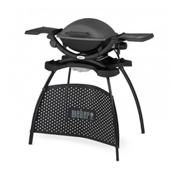 [40185] BARBECUE ELECTRIQUE WEBER Q1400 AVEC PIED GRIS FONCE