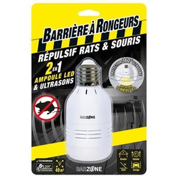 [41042] Ampoule LED 9W - Ultrason - anti rongeurs (12/crtn)