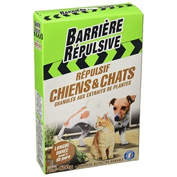 [41049] Répulsif chiens chats granulés PAE 400G - BR (12/crtn)