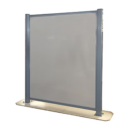 [40783] CLOISON EXTERIEURE DECORATIVE 150*130CM CADRE GRIS PC0102