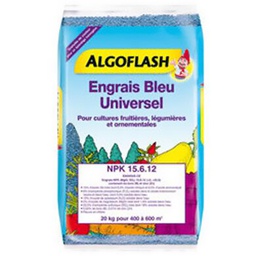 [40824] Engrais bleu universel 20kg - ALGOFLASH NATURASOL