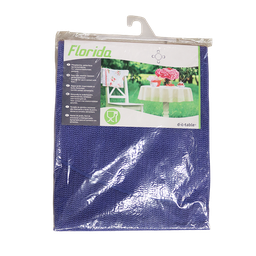 [40052] FLORIDA NAPPE DE JARDIN BLEUE RONDE 130CM