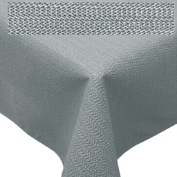 [40067] FLORIDA NAPPE DE JARDIN GRISE RONDE 160 CM