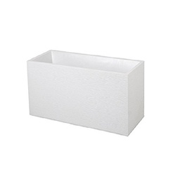 [40232] JARDINIERE GRAPHIT BLANC CERUSE