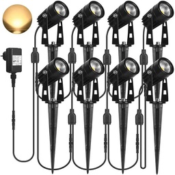 [40023] LOT DE 8 PIQUETS - 1 LED