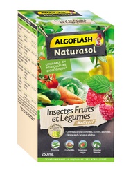 [40894] Insecticide Fruits et Légumes 250ml - ALGOFLASH NATURASOL (12/crtn)