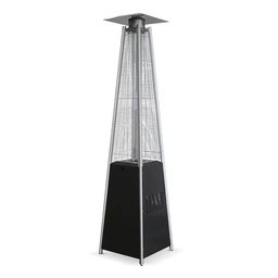 [40106] PARASOL CHAUFFANT PYRAMIDE A GAZ NOIR