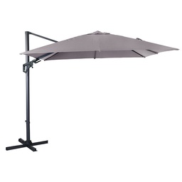 [40261] PARASOL DEPORTE 3X3 ORIENTABLE LATERAL-VERTICAL TOURNESOL GRIS