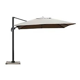 [40262] PARASOL DEPORTE 3X3 ORIENTABLE LATERAL-VERTICAL TOURNESOL TAUPE