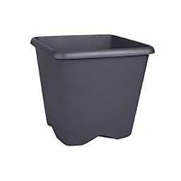 [40300] POT CHORUS CARRE 34,5 CM - 24,2L GRIS ANTHRACITE