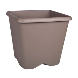 [40302] POT CHORUS CARRE 40 CM - 35,6L TAUPE