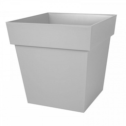 [40385] POT TOSCANE CARRE 39X39X53CM 51L GRIS BETON