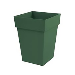 [40387] POT TOSCANE CARRE 39X39X53CM 51L VERT JUNGLE
