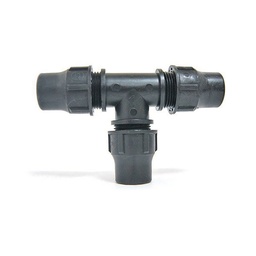[40694] RACCORD À COMPRESSION POUR TUYAU GOUTTE À GOUTTE - JONCTION DROITE FILETÉE D16X3/4 MÂLE