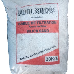 [41314] SABLE DE FILTRATION - SAC DE 20 KG - 0,7MM ROUGE