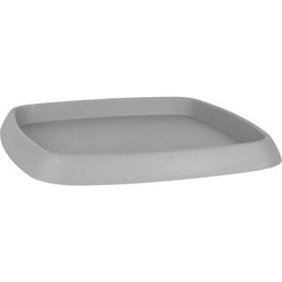 [40424] SOUCOUPE CHORUS CARREE 31,3 CM GRIS BETON