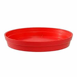 [40455] SOUCOUPE TOSCANE 28 POUR POT 40 ROUGE RUBIS