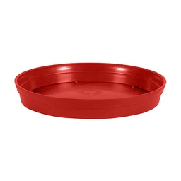 [40454] SOUCOUPE TOSCANE 34,5 POUR POT 48 ROUGE RUBIS