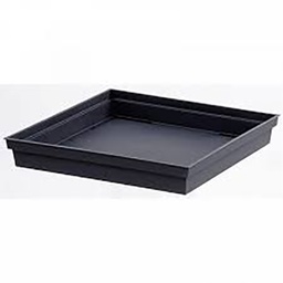 [40453] SOUCOUPE TOSCANE CARREE 26,7 CM GRIS ANTHRACITE