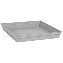 [40459] SOUCOUPE TOSCANE CARREE 26,7 CM GRIS BETON