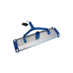 [41320] TETE DE BALAI en aluminium avec clip à ressort 45CM