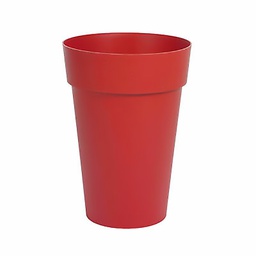 [40496] VASE HAUT TOSCANE PM ROUGE RUBIS