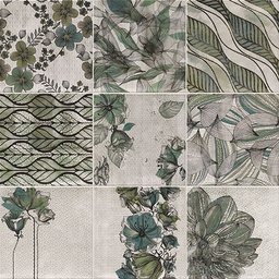 [27855] DECOR MALLA ZEN VERDE 20X20