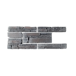 [28329] PAREMENT ROCKY MOUNTAIN EPAISSEUR 3CM TON ANTHRACITE PAQUET DE 0,25M2