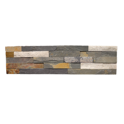 [28372] PIERRES NATURELLES POUR FACADE 15X60 RUSTY + WHITE  ZX-01 (CX8PCES=0,72M2/CRT )